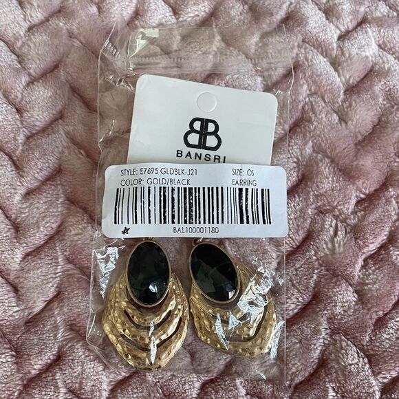NWT Nordstrom Bansri Gold-Tone Earrings - Picture 3 of 6